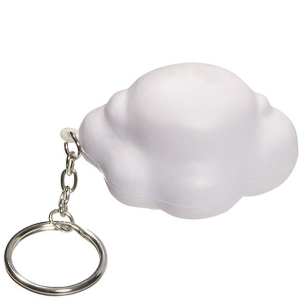 Pu Cloud Stress Reliever Keychain - Image 2
