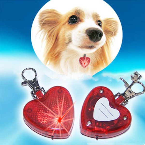 Flashing Heart Pet Keychain - Image 4