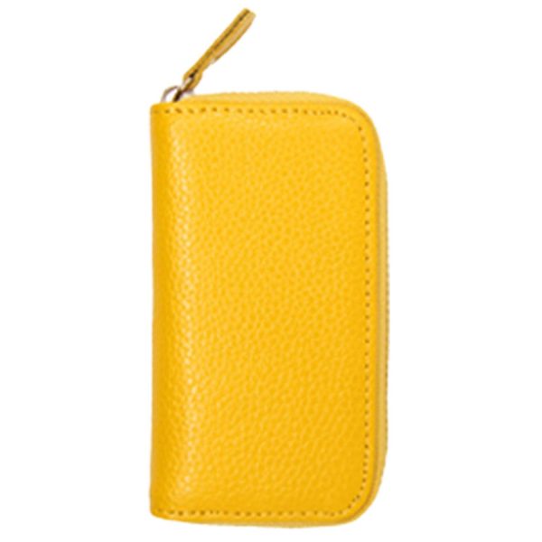 Genuine Leather Zipper Multifunction Key Bag - Image 4