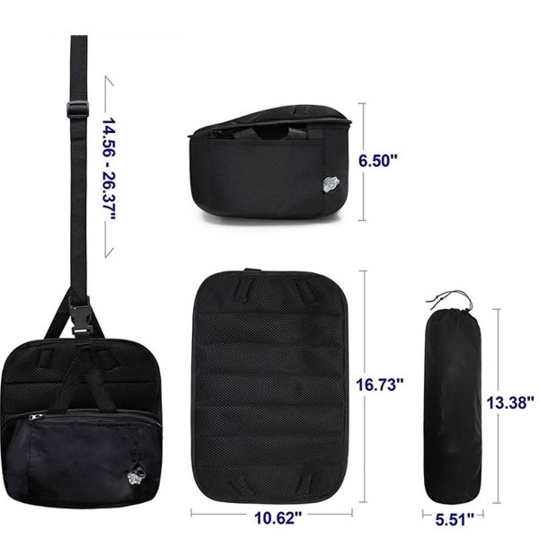 Oxford fabric Adjustable Travel Foot Hammock - Image 4