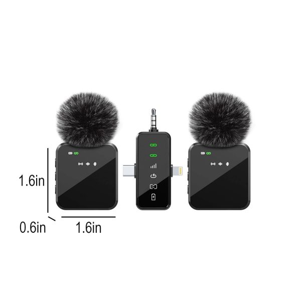 3 in 1 Wireless Lavalier Microphone - Image 6