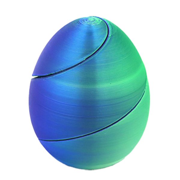 3D Printed Spiral Egg Stress Relief Toy - Image 5