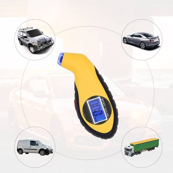 Digital Tire Pressure Gauge w/ LCD Display - Image 7