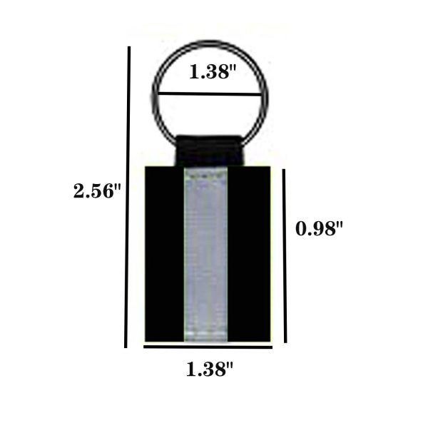 Reflective Night Safety Tag Keychain - Image 8