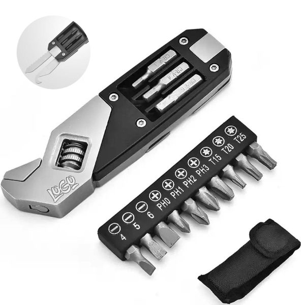 Stainless Steel Multifunction Adjustable Wrench Kit
