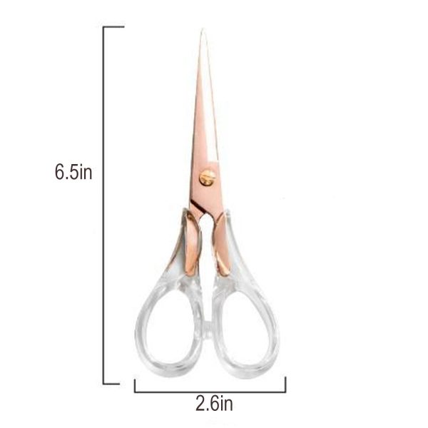 Stainless Steel Scissors w/ Acrylic Handle - Image 5