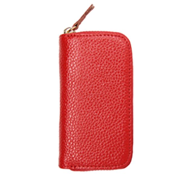 Genuine Leather Zipper Multifunction Key Bag - Image 3