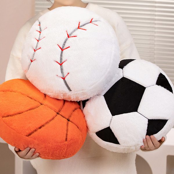 Ball Shaped Plush Pillow - Image 8