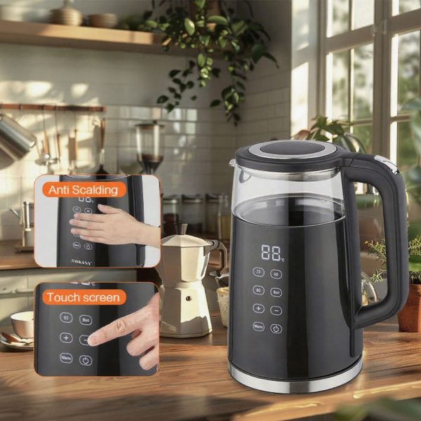 57 oz Digital Temperature Selection Electric Kettle - Image 3