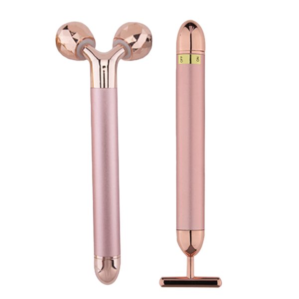 Zinc Alloy Electric Face Massage Roller Set - Image 4
