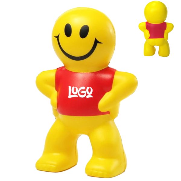 PU Captain Smiley Shaped Stress Reliever