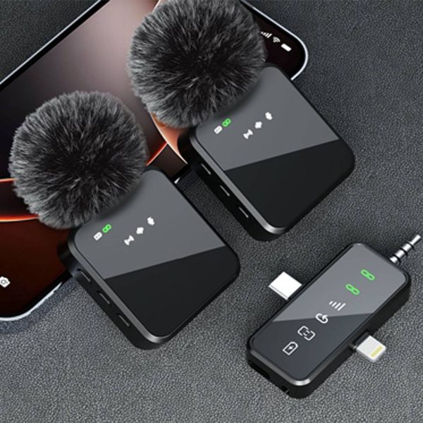 3 in 1 Wireless Lavalier Microphone - Image 5