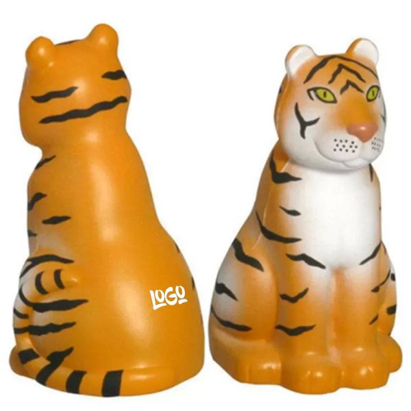 PU Foam Sitting Tiger Stress Reliever
