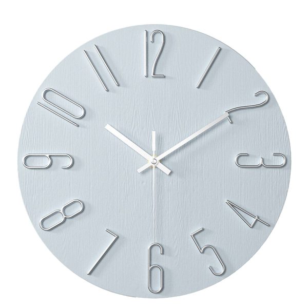 12 inch Plastic Round Wall Clock - Image 8