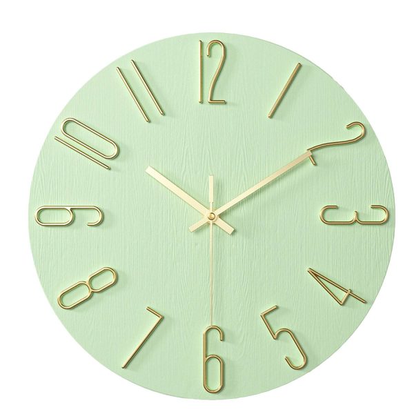 12 inch Plastic Round Wall Clock - Image 5