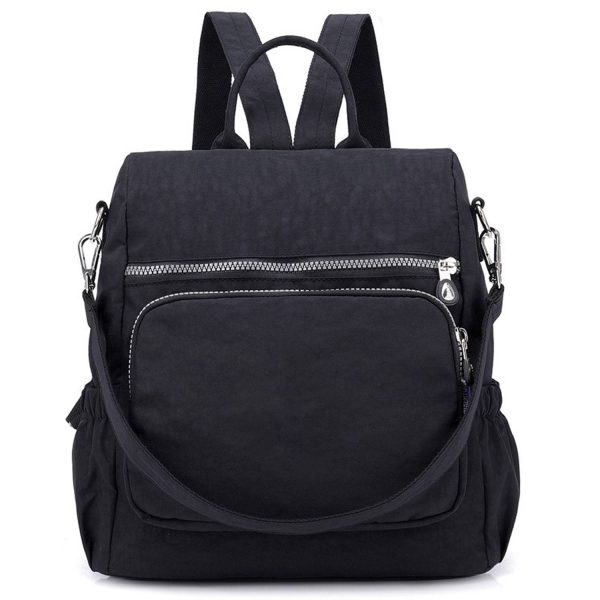 Women Large Capacity Water-Resistant Nylon Backpack - Image 2