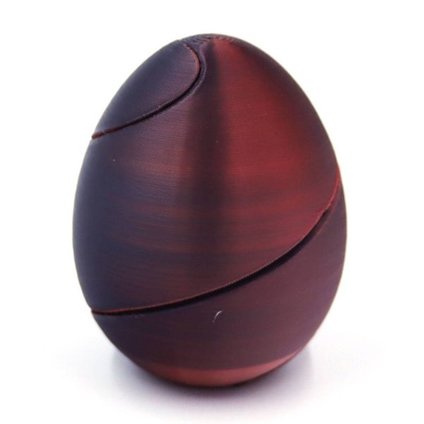 3D Printed Spiral Egg Stress Relief Toy - Image 2