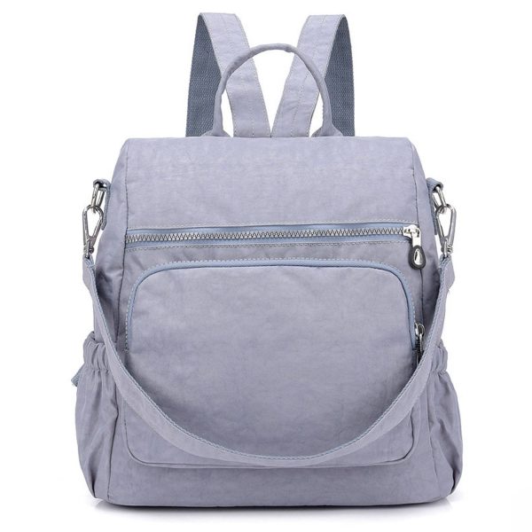 Women Large Capacity Water-Resistant Nylon Backpack - Image 11