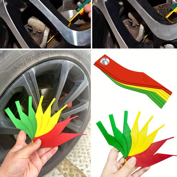 8 Piece Plastic Brake Pad Thickness Gauge - Image 6