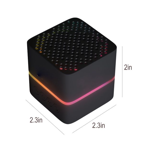 Mini LED Square Wireless Bluetooth Speaker - Image 4