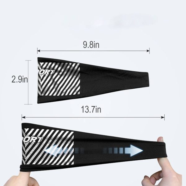 Unisex Absorbent Sport Sweat Headband - Image 16