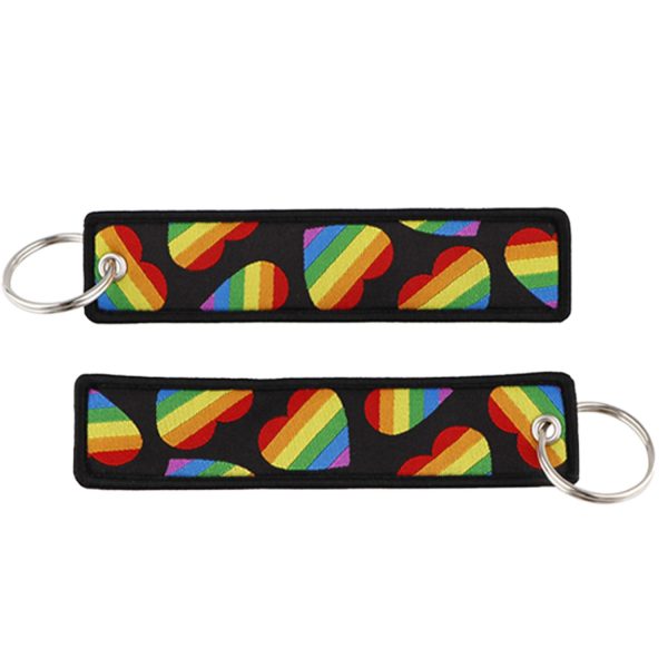 LGBT Rainbow Pride Flag Keychain - Image 4