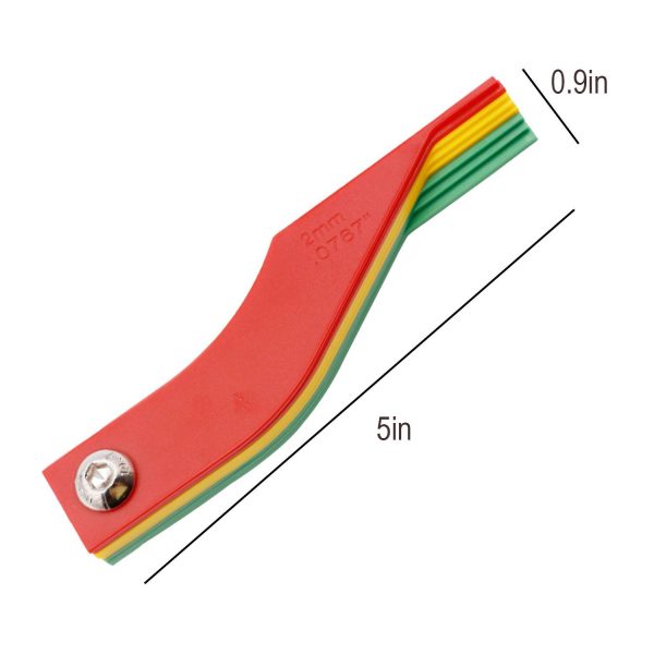 8 Piece Plastic Brake Pad Thickness Gauge - Image 7