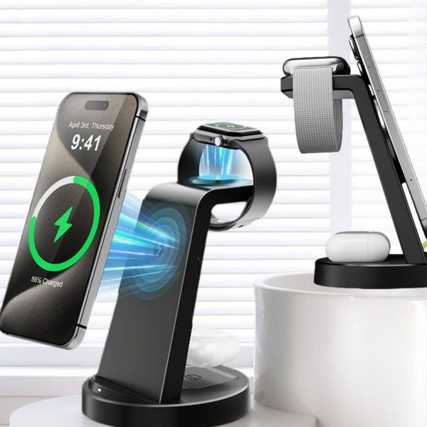 Portable 3 in 1 Wireless Fast Charger Station - Image 3