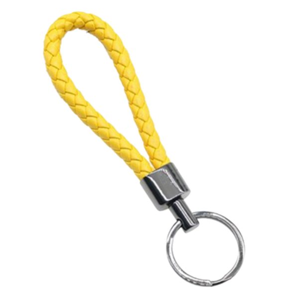 Weaved PU Leather Keychain - Image 6