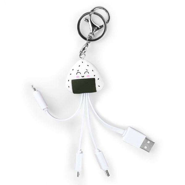 3 in 1 Cartoon Charging Cable Keychain - Image 2