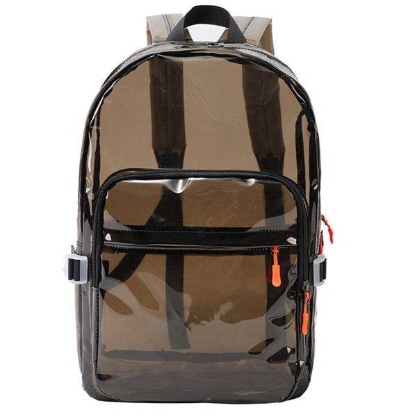 Heavy Duty PVC Waterproof Clear Backpack - Image 2