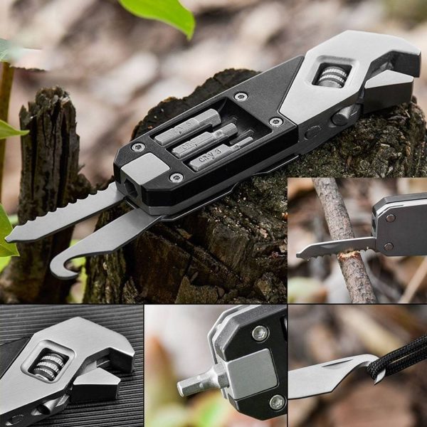 Stainless Steel Multifunction Adjustable Wrench Kit - Image 5