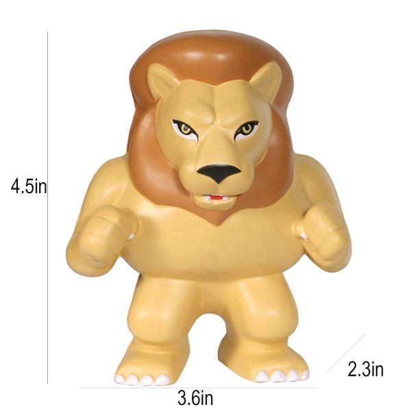 PU Foam Lion Mascot Stress Reliever - Image 4