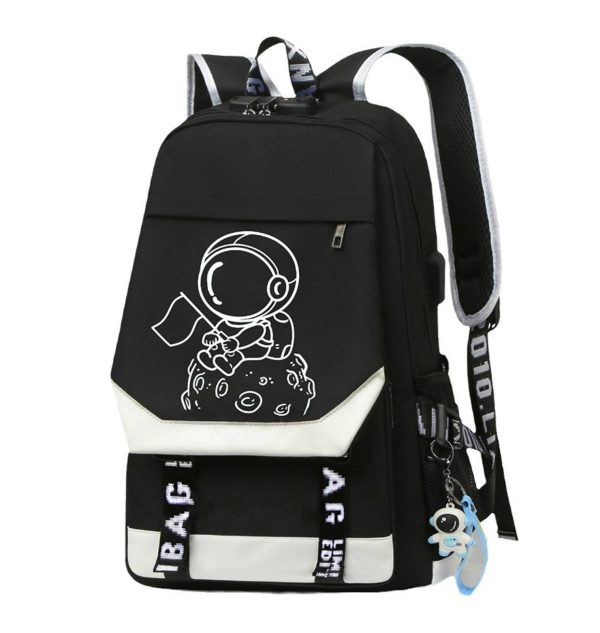 Oxford Waterproof Backpack w/ USB Charging Port - Image 2