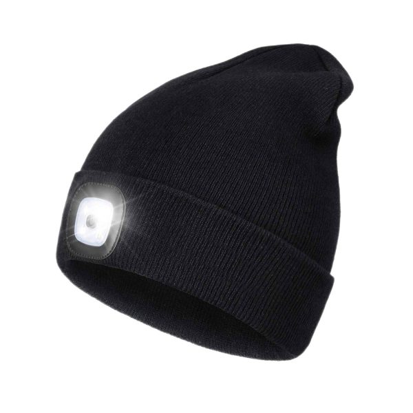 Rechargeable LED Beanie Hat - Image 2