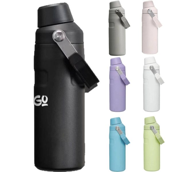 16oz Stainless Steel Fast Flow Water Bottle w/ Handle