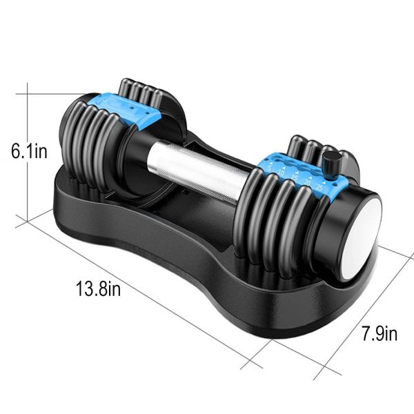 25 LB Home Fitness Adjustable Dumbbells - Image 4