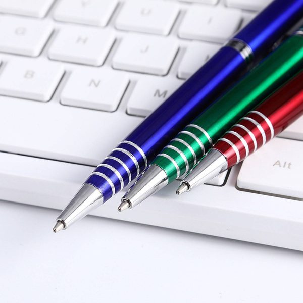 2 in 1 Metal Ballpoint Pen w/ Stylus - Image 6