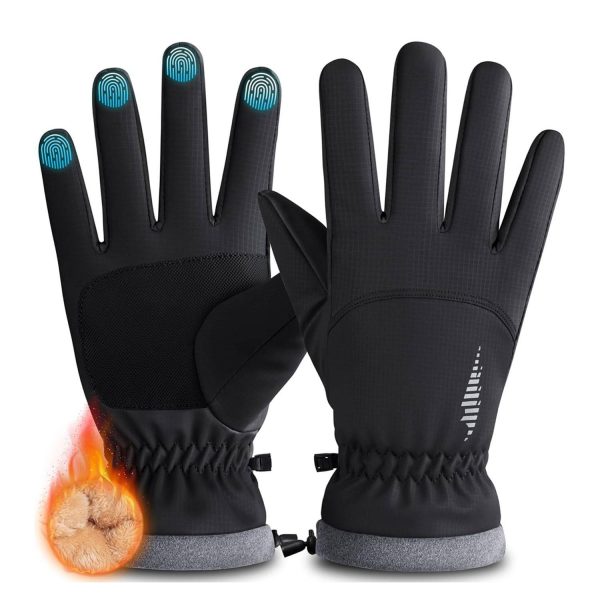Waterproof Windproof Winter Thermal Touchscreen Gloves - Image 2