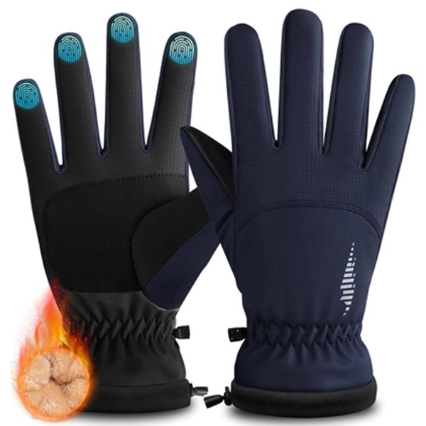 Waterproof Windproof Winter Thermal Touchscreen Gloves - Image 4