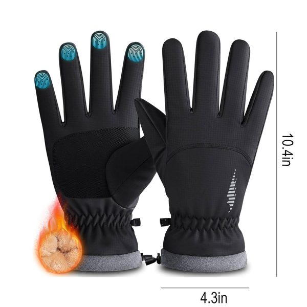 Waterproof Windproof Winter Thermal Touchscreen Gloves - Image 6