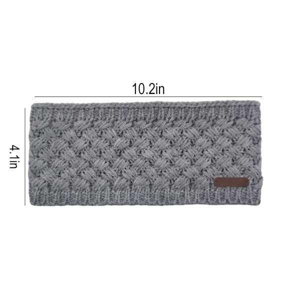 Women Knit Elastic Ear Warmer Headband - Image 7