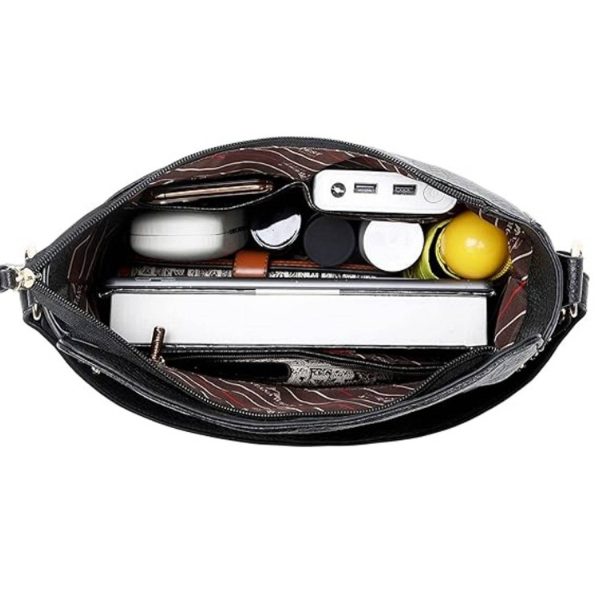PU Leather Large Capacity Shoulder Tote Bag - Image 6