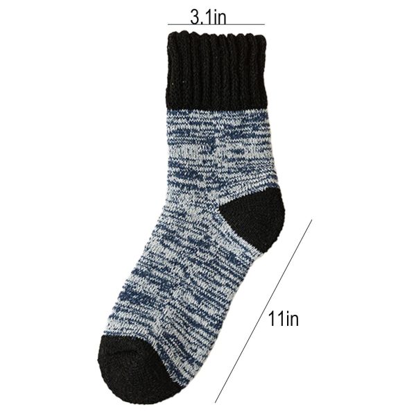 Winter Fleece Lined Non Slip Wool Socks - Image 8