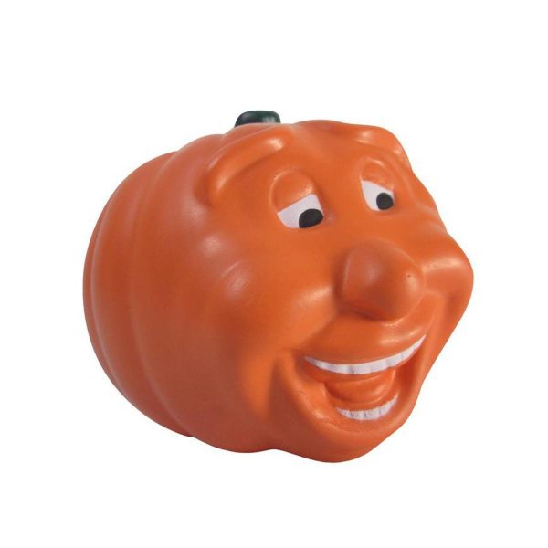 PU Smiling Pumpkin Stress Reliever - Image 3