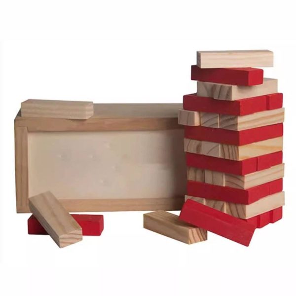 36Pcs Wooden Tumble Tower Blocks Game - Image 2