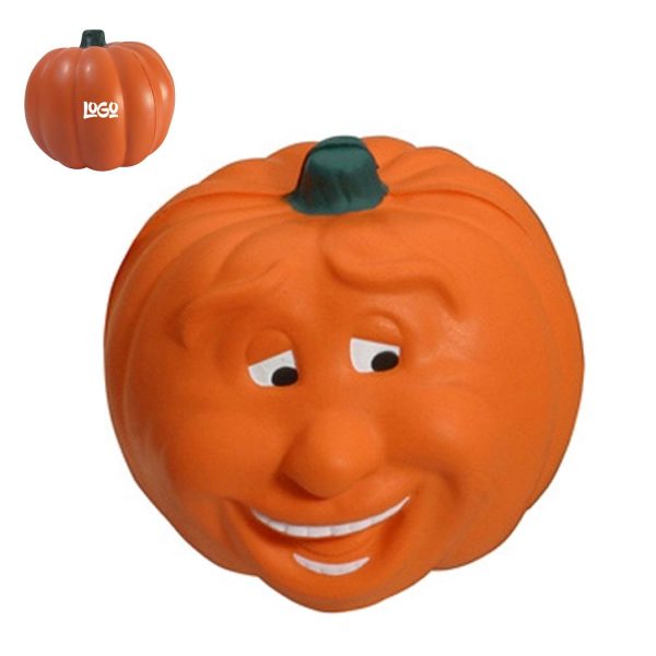 PU Smiling Pumpkin Stress Reliever