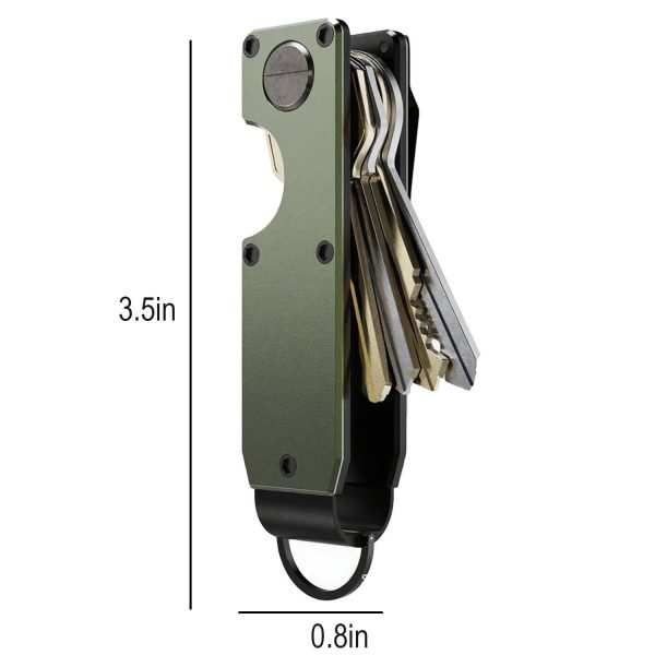Compact Metal Key Holder Keychain - Image 10
