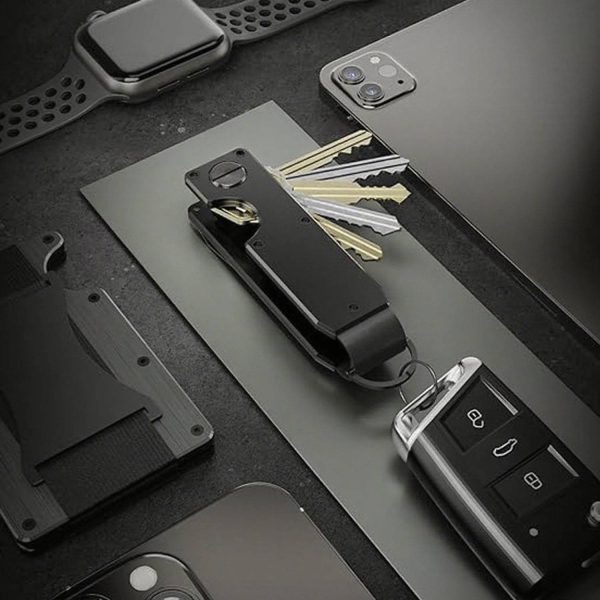 Compact Metal Key Holder Keychain - Image 9