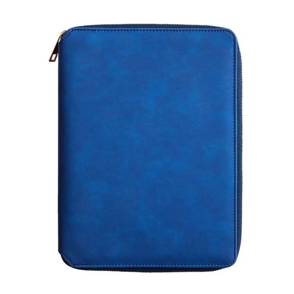 PU Leather Binder Notebook w/ Zipper - Image 3